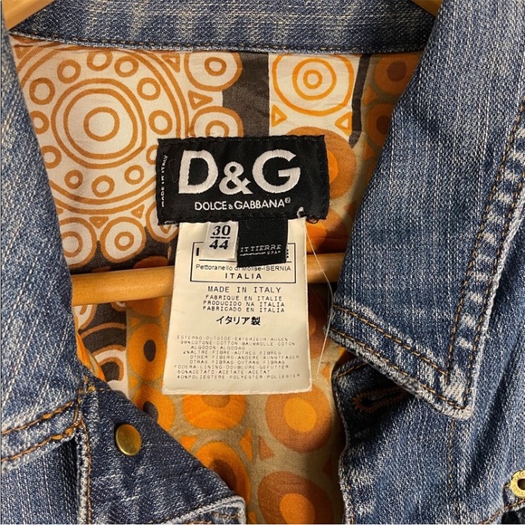 D&G Women's Blue Denim Jacket - Picture 12 of 13